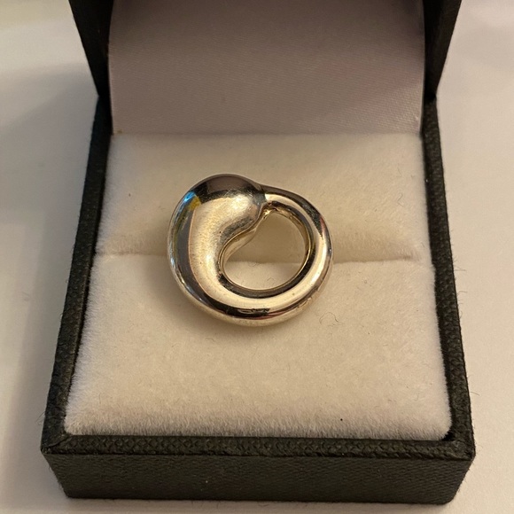 Tiffany & Co Sterling Silver Elsa Peretti Eternal Circle Pendant - Picture 10 of 11